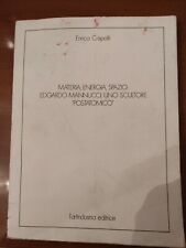 Enrico Crispolti, Materia