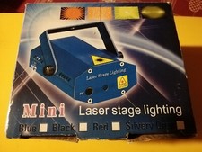 Proiettore Mini Laser stage Lighting  - Effetti stroboscopici con alimentatore