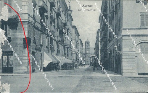 Cn444 cartolina savona citta - cartolina, citta'