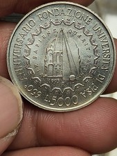 UNIVERSITA' DI PISA 5000 LIRE 1993 Argento Moneta FDC Repubblica Italiana
