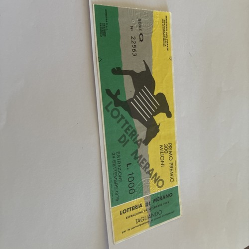 Biglietto lotteria nazionale - biglietto,