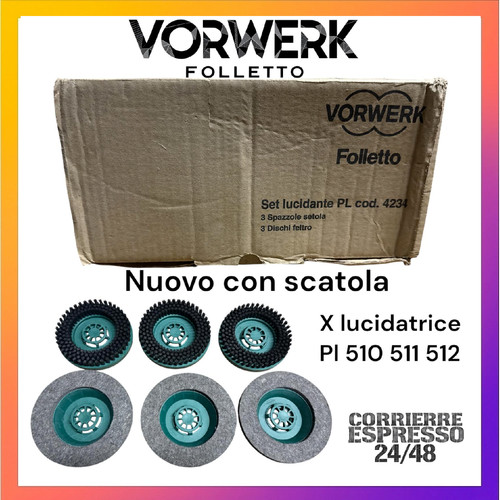Spazzole lucidatrice vorwerk - lucidatrice,
