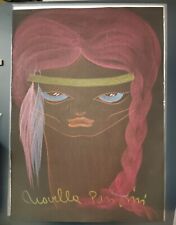 Novella Parigini Gessetto Su Carta 50 X 70 