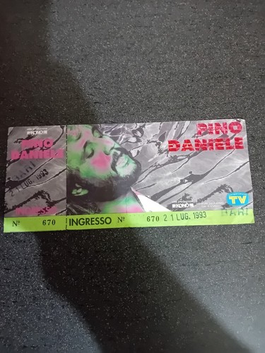 Pino daniele biglietto - pino,