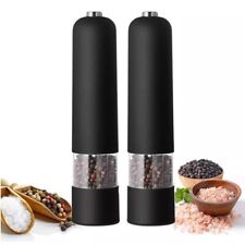 [2 colori]2 Macina sale e pepe elettrico - Mis. 5x22 cm da 10 W  a batterie-773F