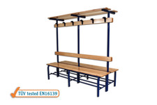 (05) PANCA SPOGLIATOIO ACCIAIO