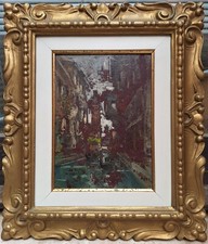 RIVA Giovanni, olio , firmato