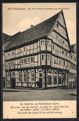 Cartolina bad wildungen - cartolina,