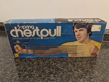 Attrezzatura per esercizi 5 molle Chestpull vintage MOLTO BELLA MAI USATA completa con scatola