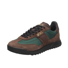 Ralph Lauren Varick - Sneakers Basse In Suede Marrone - Uomo Scarpe Sneakers