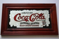 2 Quadretti su specchio a tema bevande: Coca cola, GUINNES