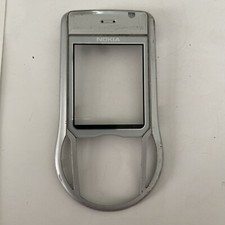 Mascherina Telaio Cover Nokia 6630 Originali Grigio cornice Con Vetrino