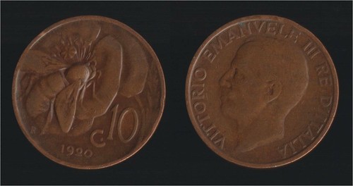 Centesimi 1920 ape - 10,