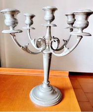 CANDELABRO IN PELTRO 95% A 5