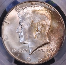 1969 D Kennedy Half Dollar