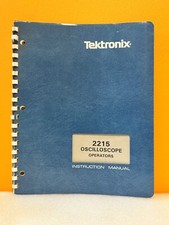 Tektronix 070-3398-00 1981 2215 Manuale Istruzioni Operatori Oscilloscopio.