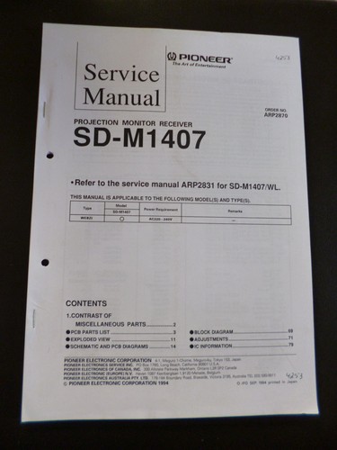 Manuale servizio pioneer - di,