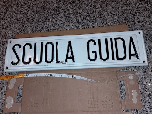 Targa scuola guida autoscuola - targa,