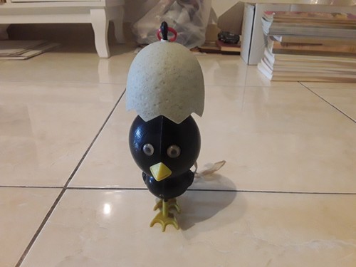 Pupazzo plastica calimero - plastica,