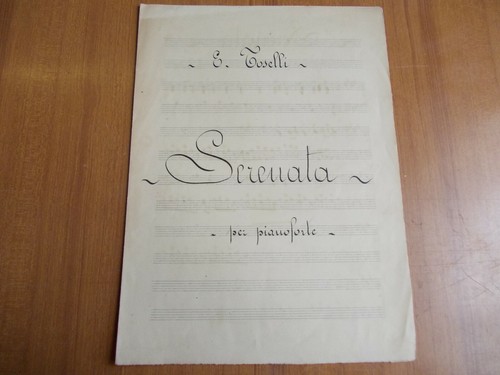 Spartito serenata per - spartito,