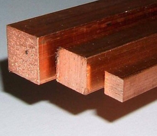 Barre quadrate rame per - barre,