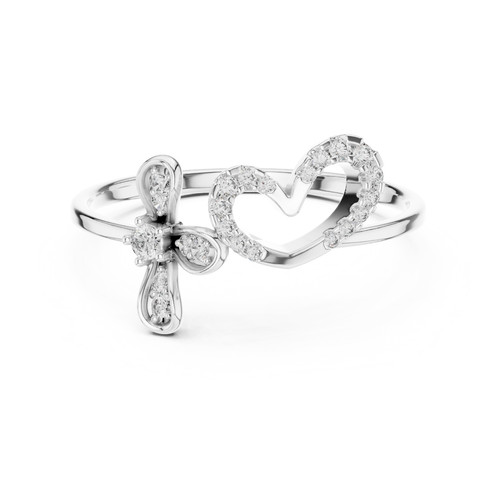 Anello con diamanti - , veri