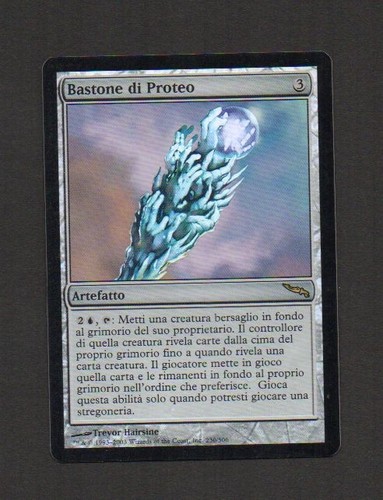 Mtg foil proteus staff - mtg,