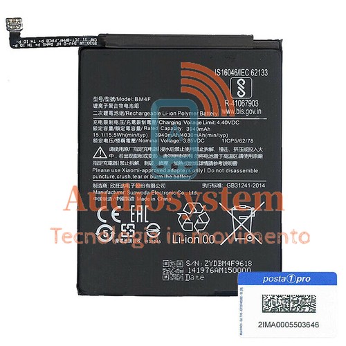Batteria cap originale xiaomi - cap.,