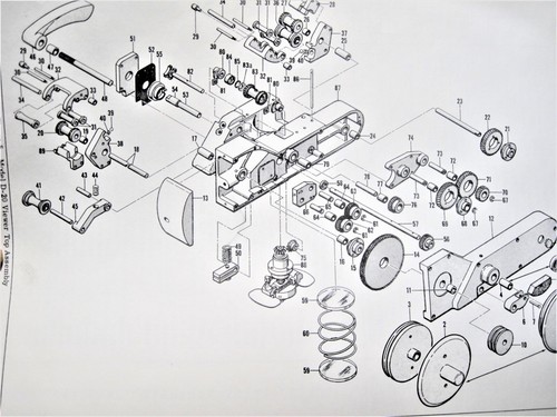 Ricambi moviola per - per, macchine