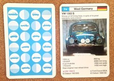 Top Trumps Scheda Singola Auto Rally Edizione Dubreq - Vari Modelli (FB3)