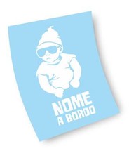 Hard baby on board sticker