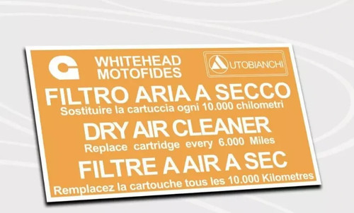 Adesivo filtro aria secco - adesivo, a
