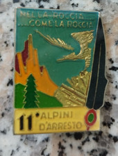 ba Spilla Fregio Distintivo 11 reggimento alpini d'arresto