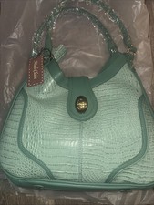 Borsa a mano in vera pelle di