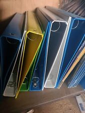 8 Pezzi Raccoglitori ad Anelli A4,Raccoglitore Cartonato ad Anelli A4,Formato A4