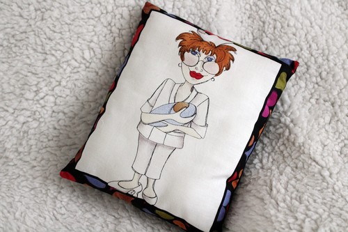 Cuscino decorativo grazie