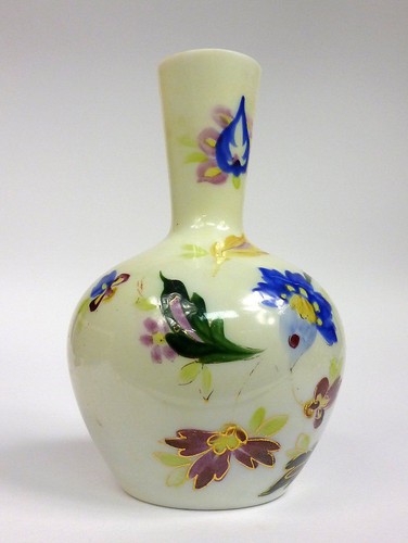 Vaso vetro opalino con - vaso,