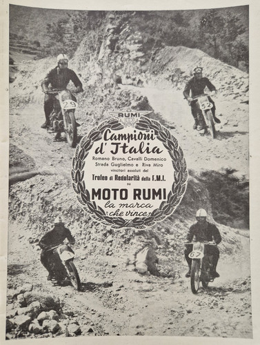 Moto rumi campioni italia - moto,