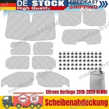 Tappetino Termico Finestrino Laterale Protezione Solare Copertura Per Citroen Berlingo 2018-2025