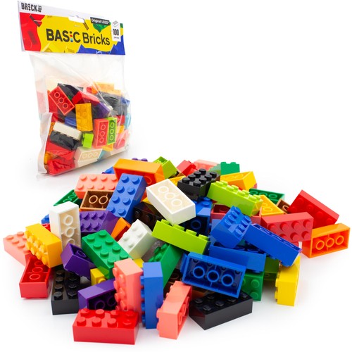 Lego mattoncini misti 2x4 100 - misti, 2x4,