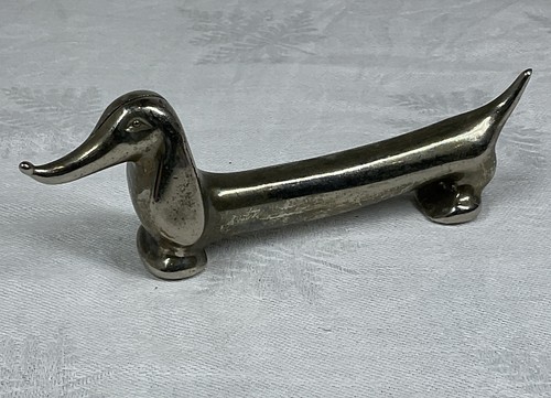 Antico piatto argento figura