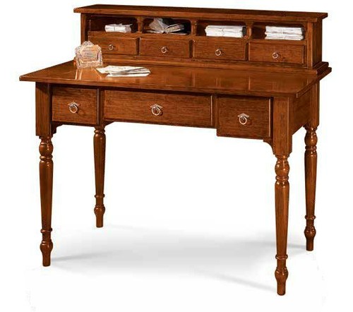Scrittoio cassetti in legno - ,