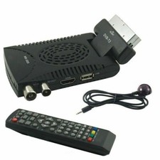 DECODER MINI DIGITALE TERRESTRE DVB T2 SCART 180 USB HDMI HD 333 CON TELECOMANDO
