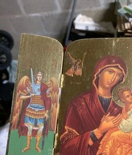 ICONA TRITTICO ORTODOSSO