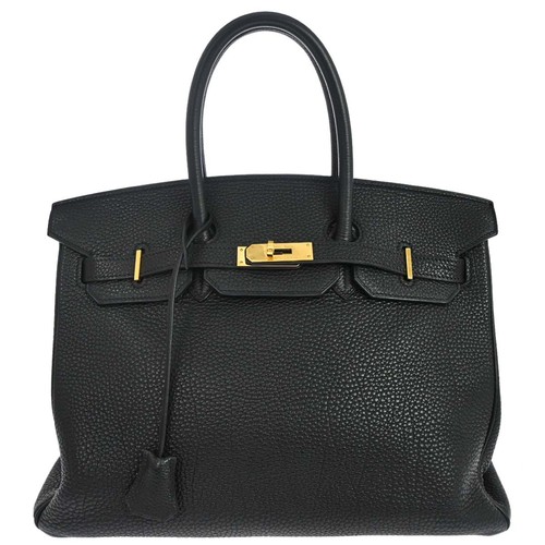 Borsa mano hermes black togo - a,