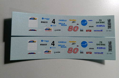 Decals lancia delta - decals, 1/43