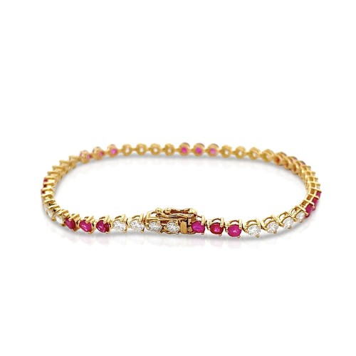 Bracciale tennis cttw - tennis,
