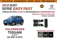 Pellicole Oscuranti Vetri Pre Tagliate VW TIGUAN 5p 07-15 Kit POSTERIORE EF