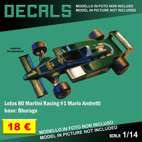 Decals repro lotus 80 - decals,