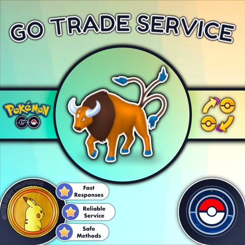 Pokémon tauros trade - go,